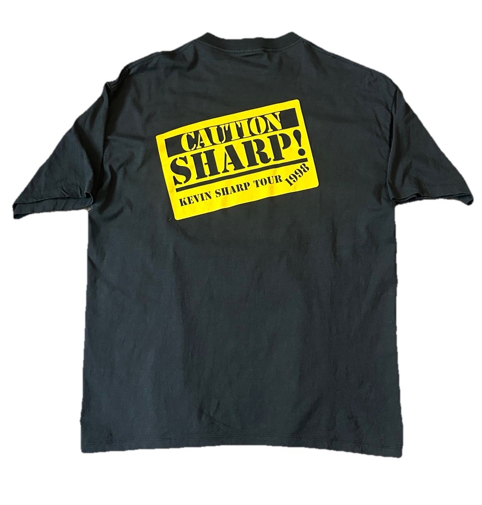 Vintage 1998 Kevin Sharp Tour T Shirt XL USA Made Double Sided Country Music