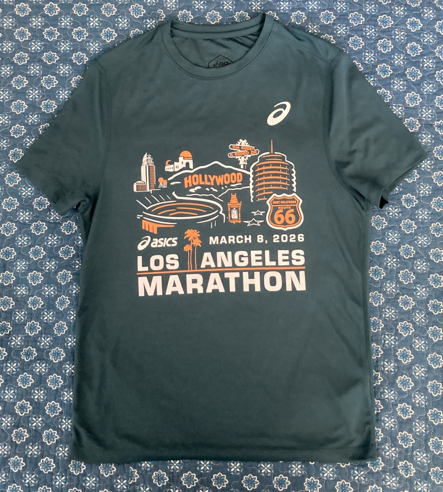Los Angeles Marathon 2026 Asics T-Shirt / Sz SMALL / Perfect