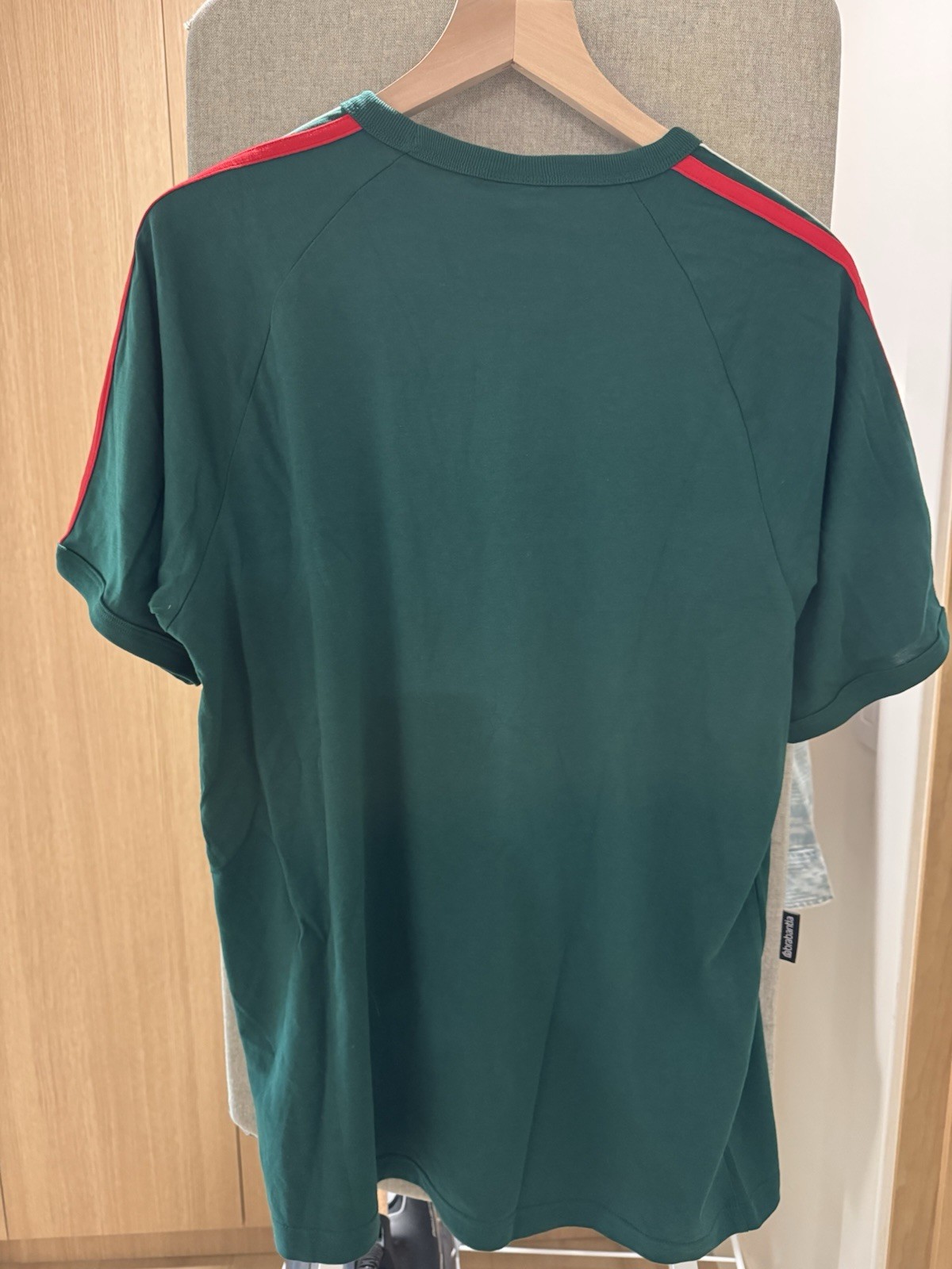 Adidas Originals 3-Stripes Men’s Large T-Shirt Dark Green Trefoil NWT