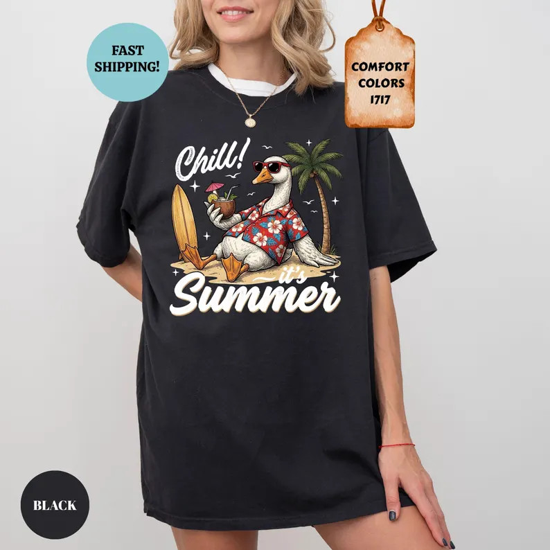 Chill Its Summer Vacation Beach Comfort Tee