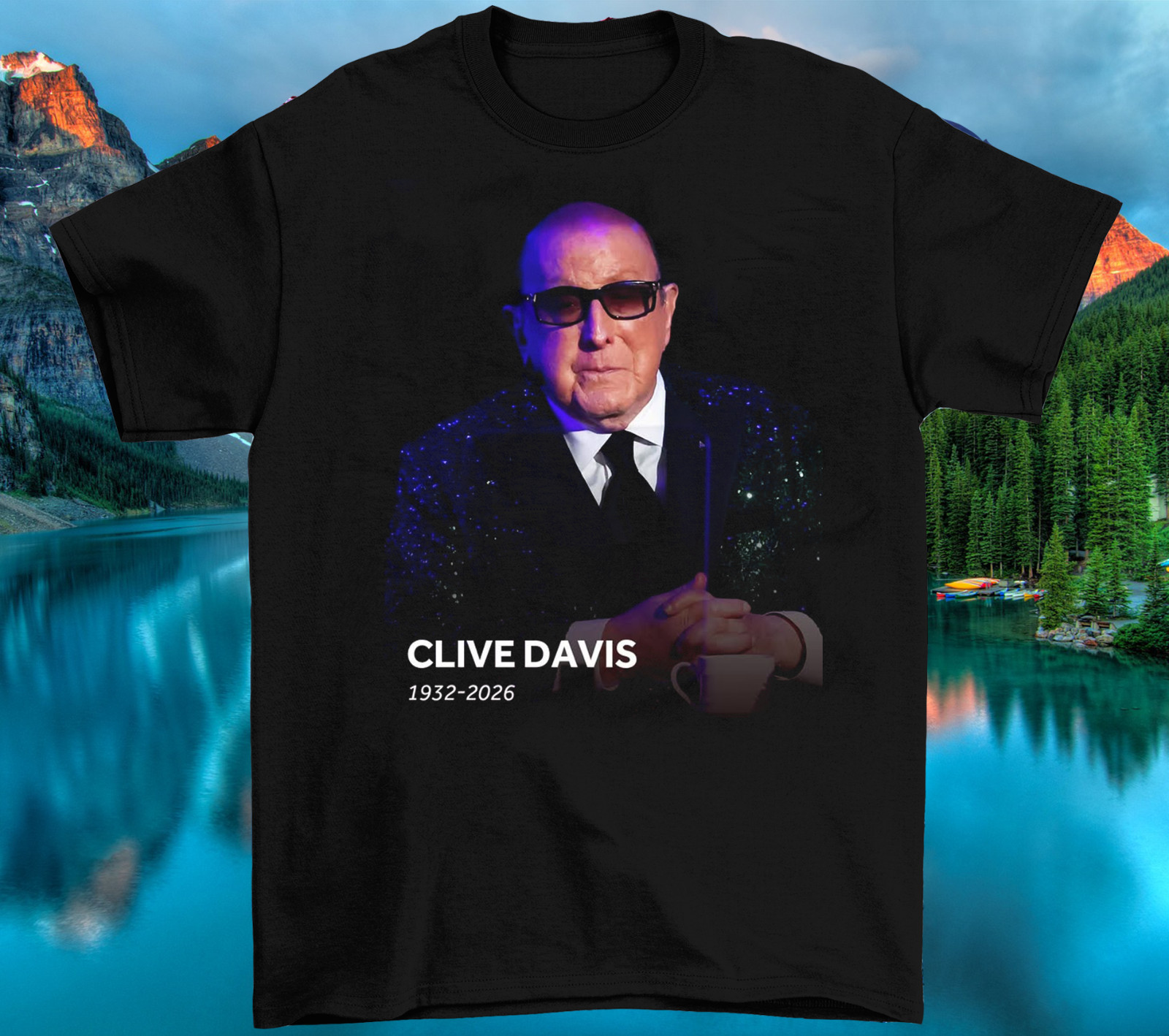 Clive Davis 1932-2026 Memorial Tribute Graphic T Shirt S-5XL