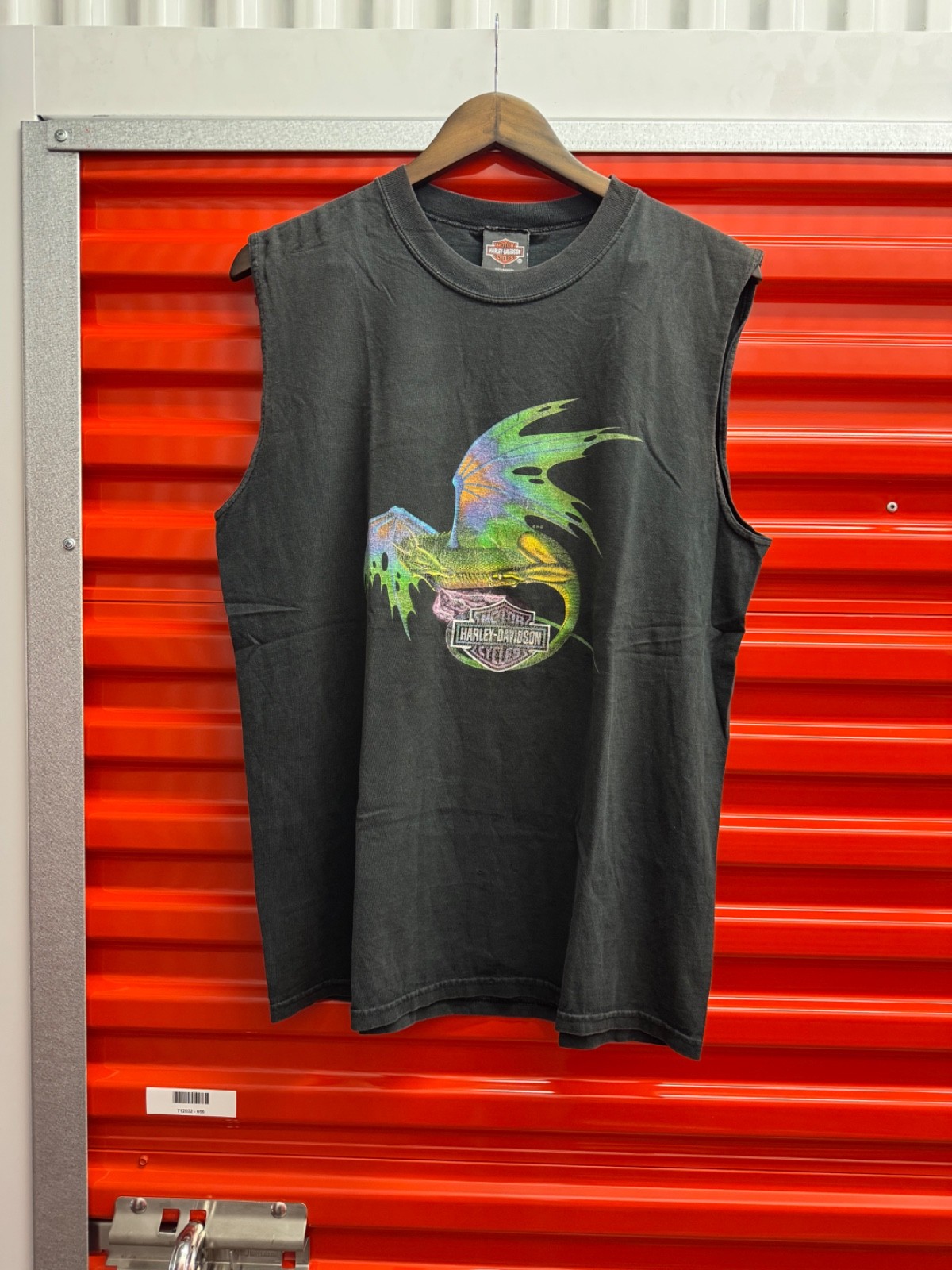 Vintage Harley Davidson Cancun Mexico Dragon Sleeveless Tee