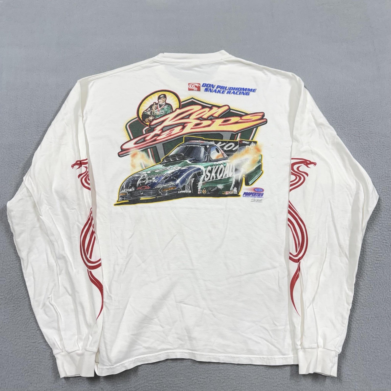 Vintage Andy&rsquo;s Tee Shirts Ron Capps Shirt Mens Large White NHRA Drag Racing