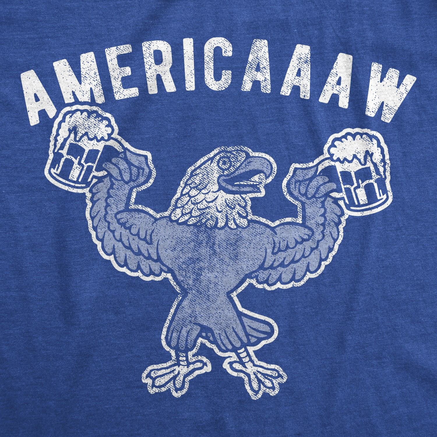 Americaaaw Mens Fitness Tank Funny 4th Of July Merica Bald Eagle Beer Drinking