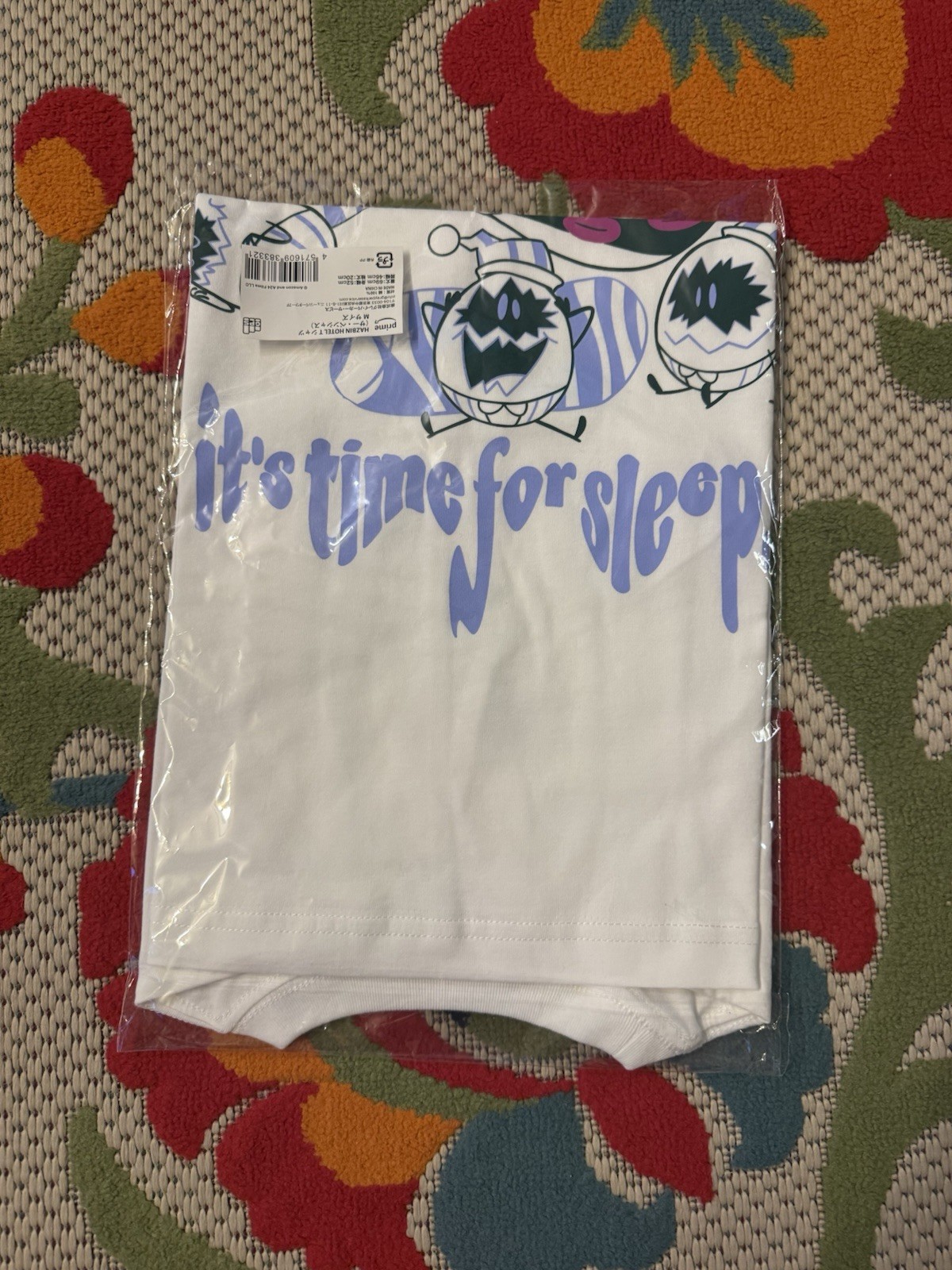 NEW CRYMINI + EGG BOIZ HAZBIN HOTEL SHIRT – MEDIUM – JAPAN EXCLUSIVE -SLEEP TIME