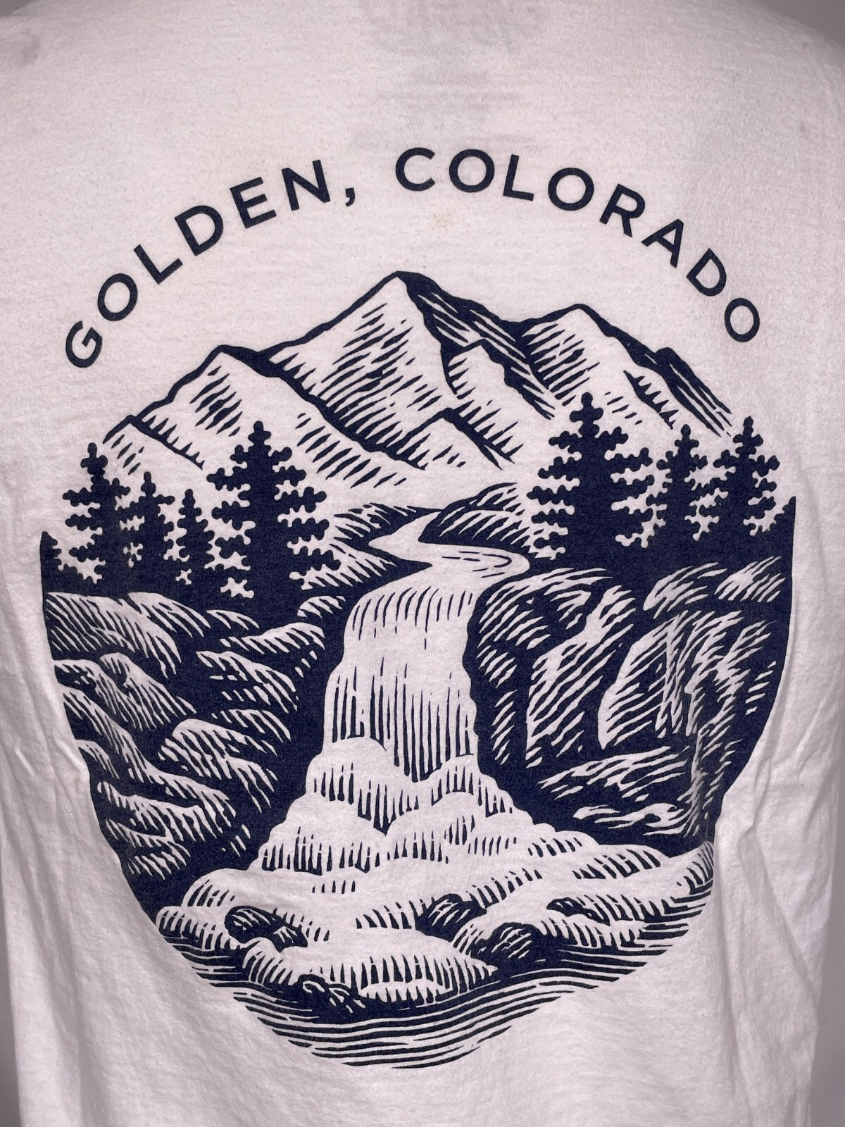 COORS BANQUET Beer Waterfall Seal White T-Shirt Tee Luv Men&rsquo;s MEDIUM