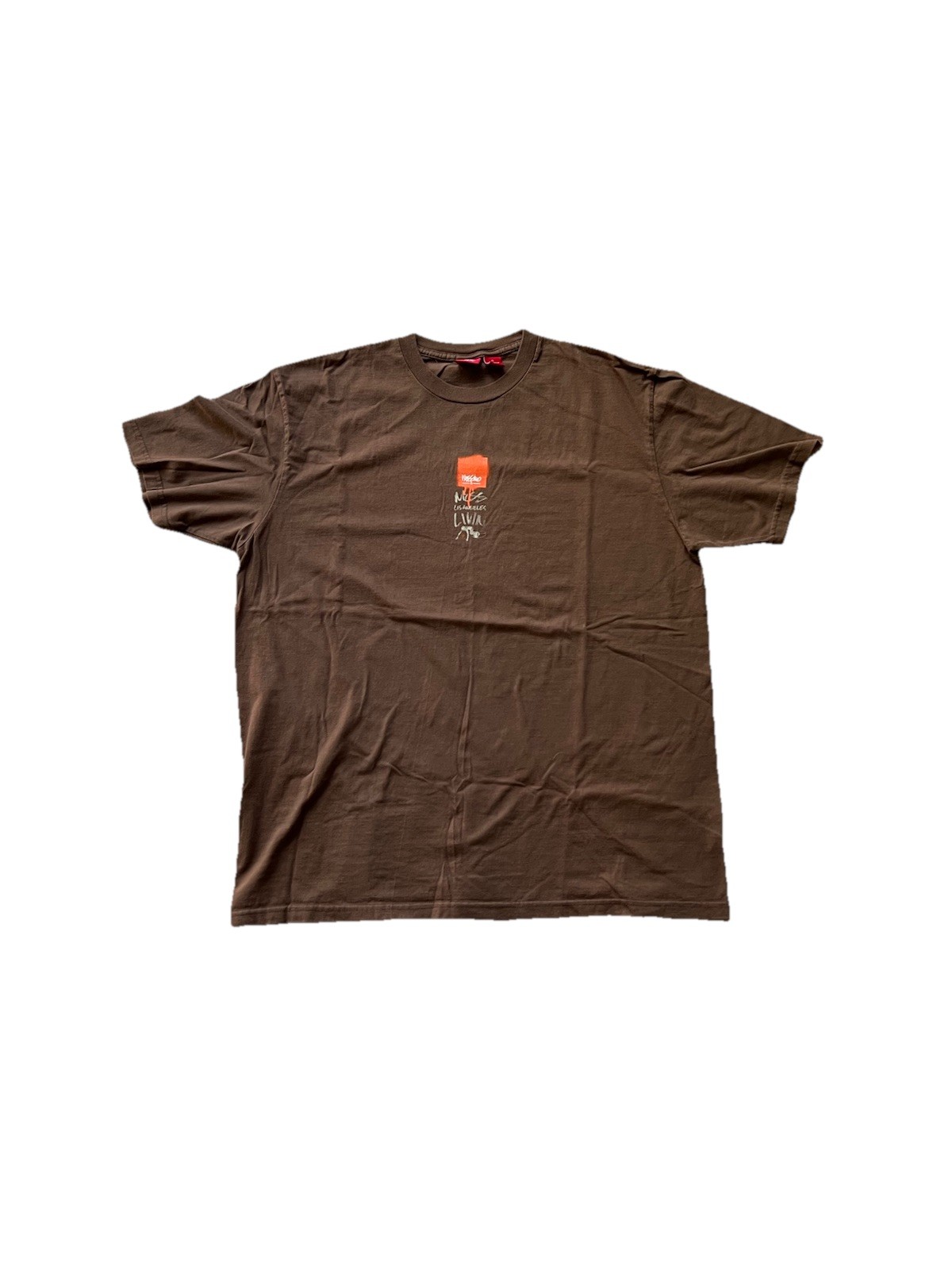 VTG Mossimo Men&rsquo;s Brown Short Sleeve Y2K Surf Graphic T Shirt Size XL