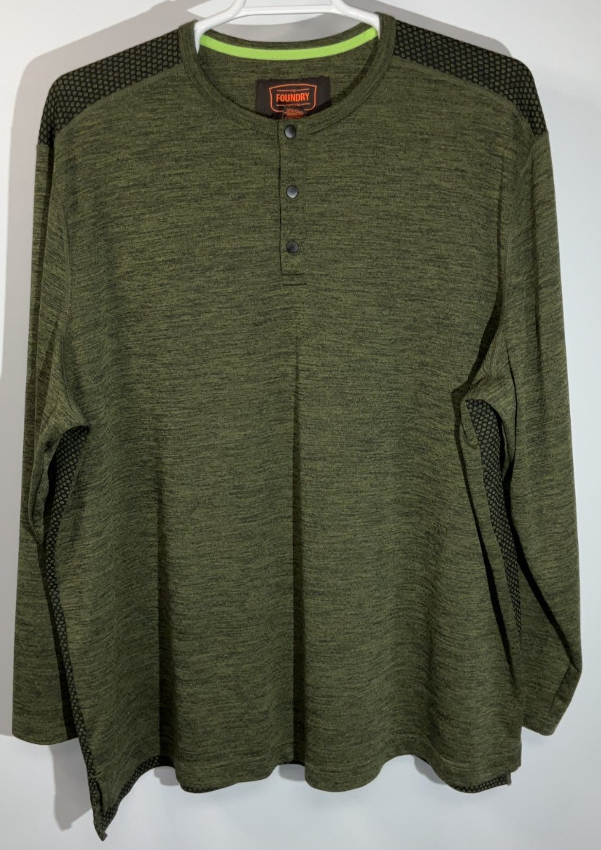 The Foundry Supply Co Long Sleeve T-Shirt Men&rsquo;s 3XL Green
