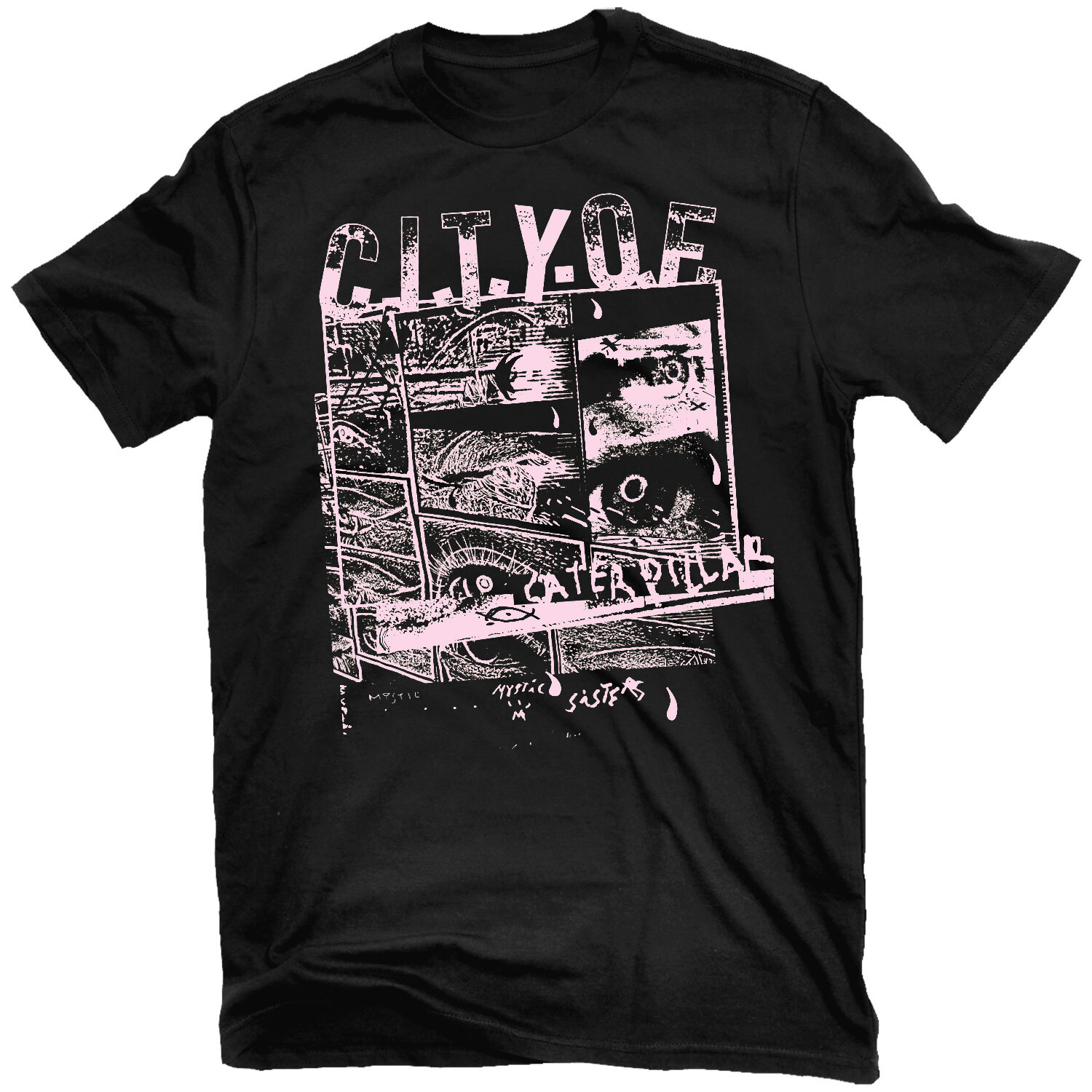 CITY OF CATERPILLAR Mystic Sisters T-Shirt NEW! Relapse Records TS4707