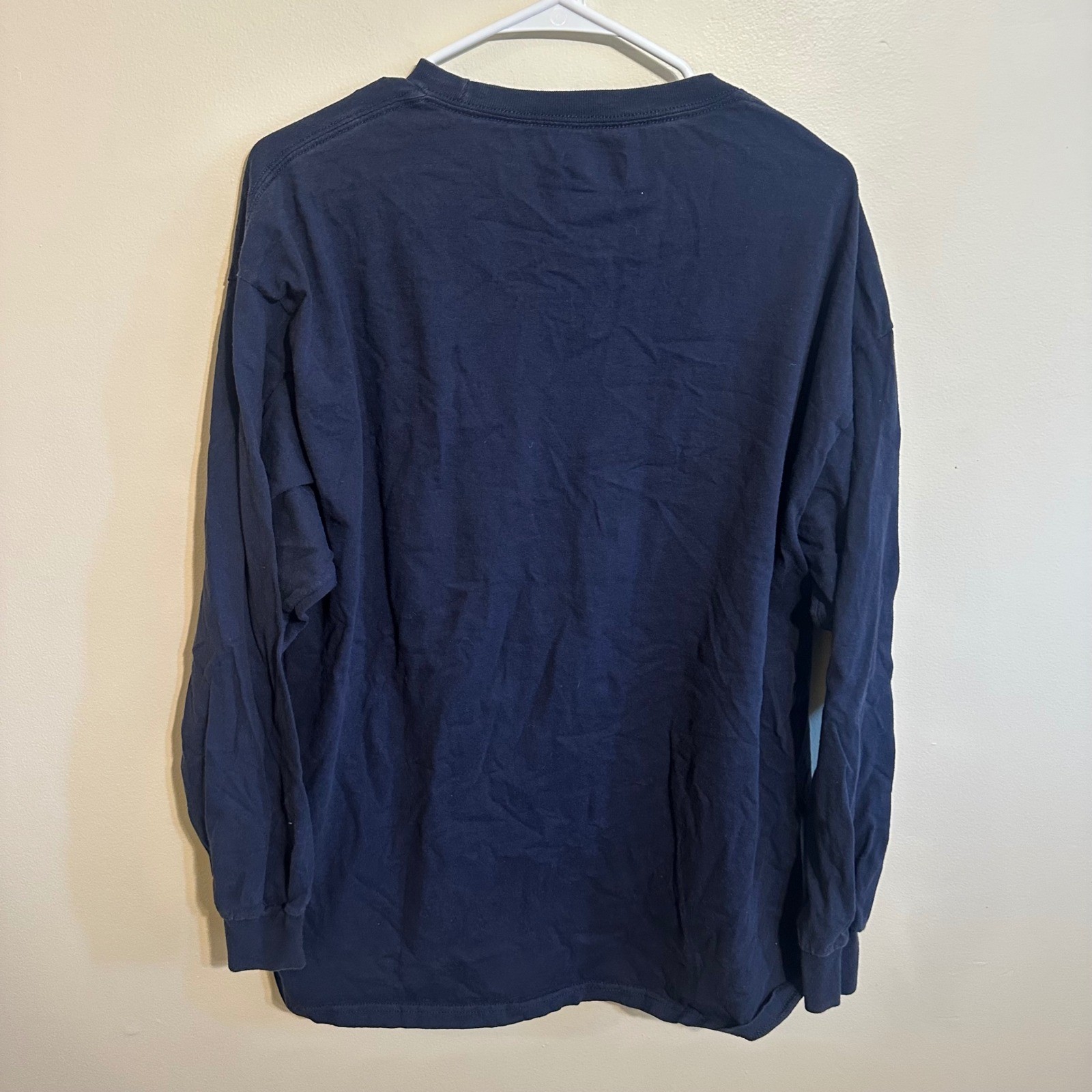 NFL Team Apparel Chicago Bears Shirt Mens XL Navy Blue Long Sleeve Football NFL