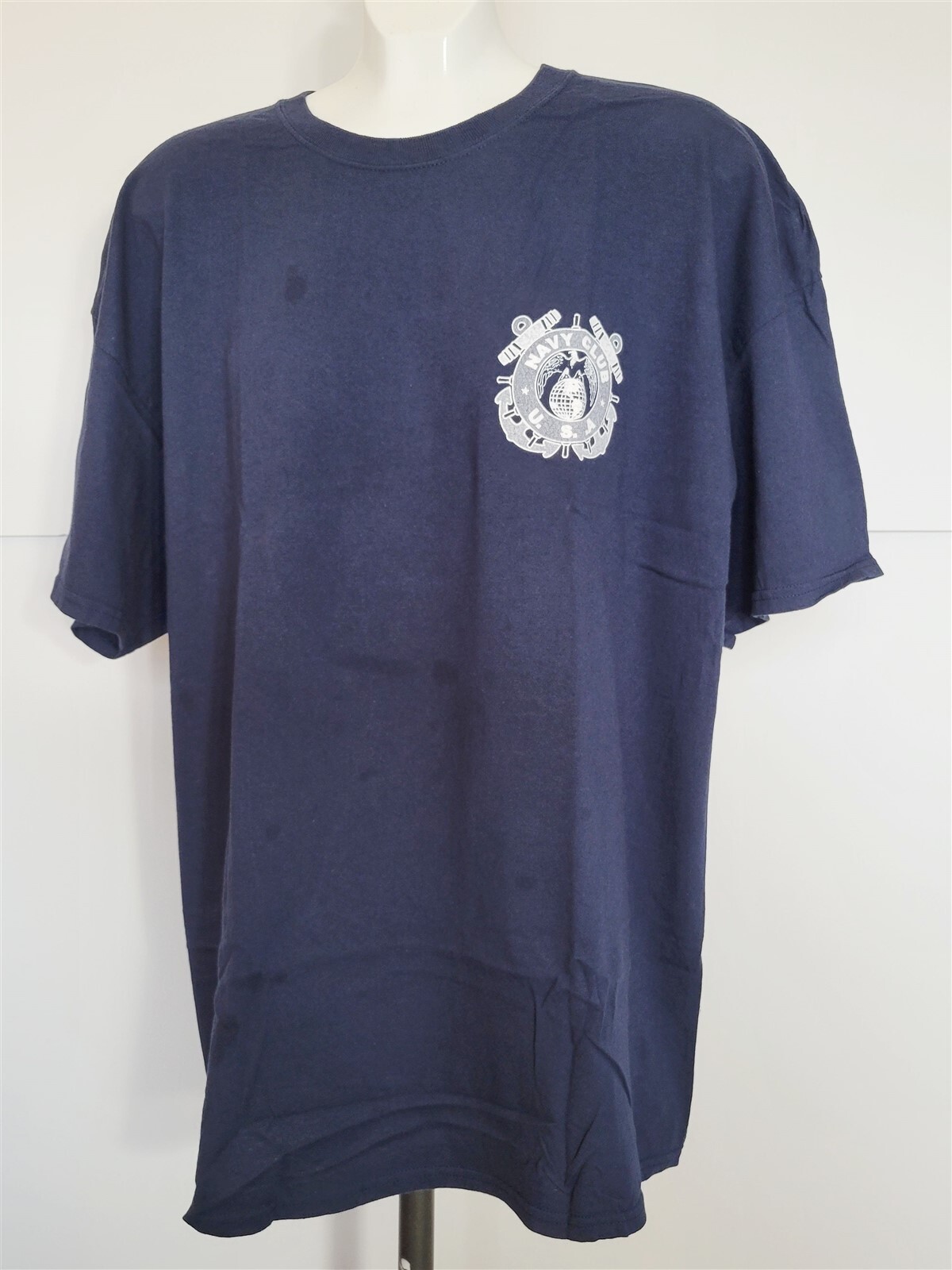 Navy Club USA Blue T-Shirt Size 2XL Military / Soldier Military