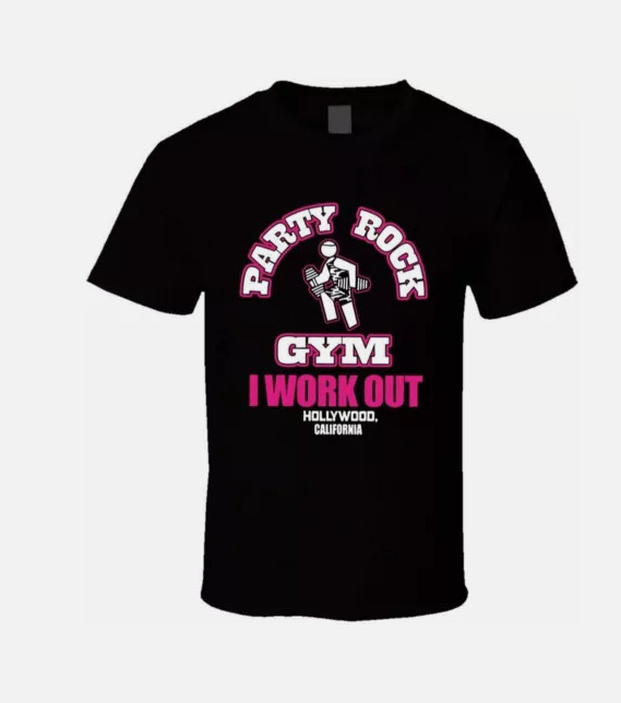 HOT!!! NEW Party Rock Gym I Work Out T Shirt Full Sizes S-2345XL Men&rsquo;s Clothing