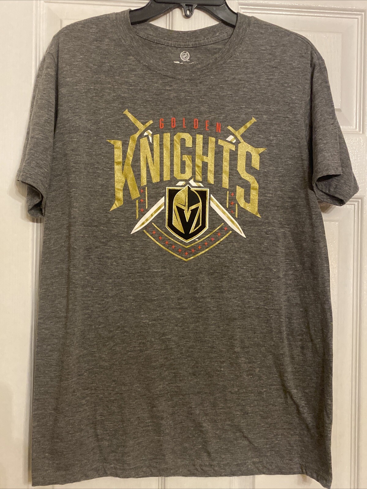 Las Vegas Golden Knights Fanatics Shirt Men Medium Graphic Short Sleeve Hockey