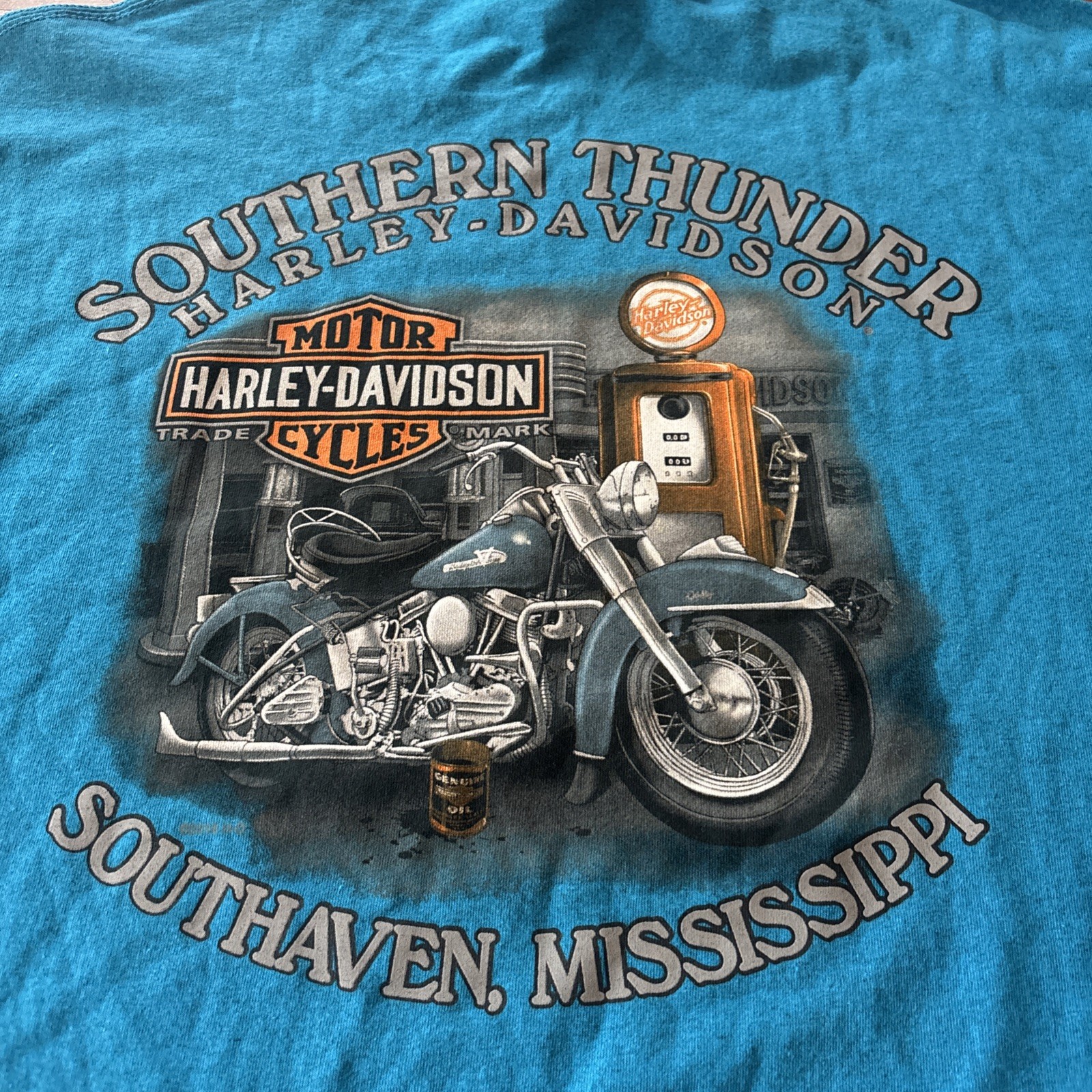 Harley Davidson Southern Thunder Southaven Mississippi T-Shirt 2XL 2019