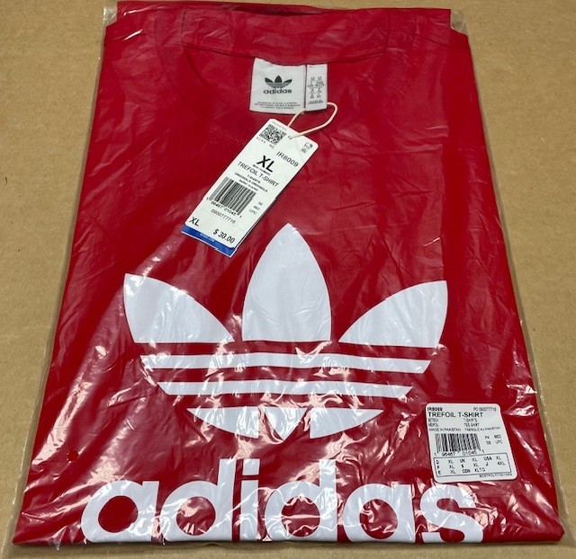 ADIDAS – Men&rsquo;s Adicolor Trefoil T-Shirt – MSRP $30 – RED – Size: X-LARGE **NEW