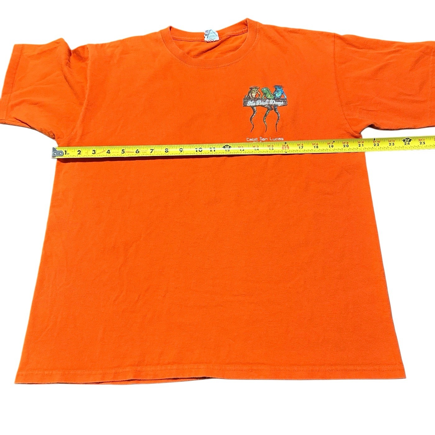 Vintage Graphic T-Shirt Iguanas Double Sided Men’s Large Heavyweight Cotton