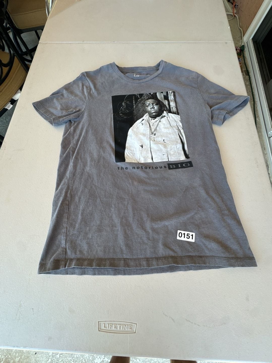 GAP The Notorious B.I.G. Biggie Smalls Graphic T-Shirt