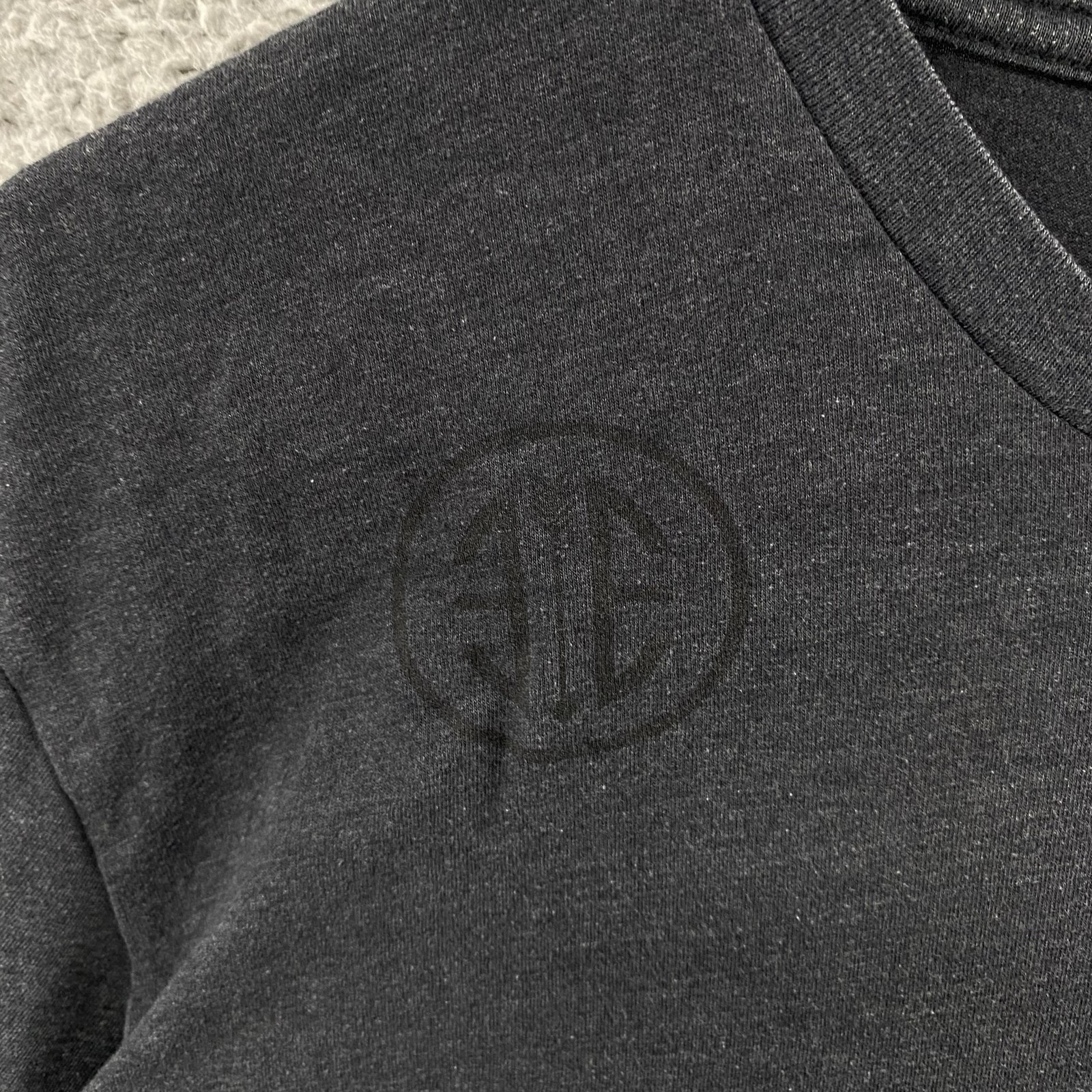 Greyson Shirt Mens Large Gray Detroit Tonal Logo Graphic Soft Crewneck Tee