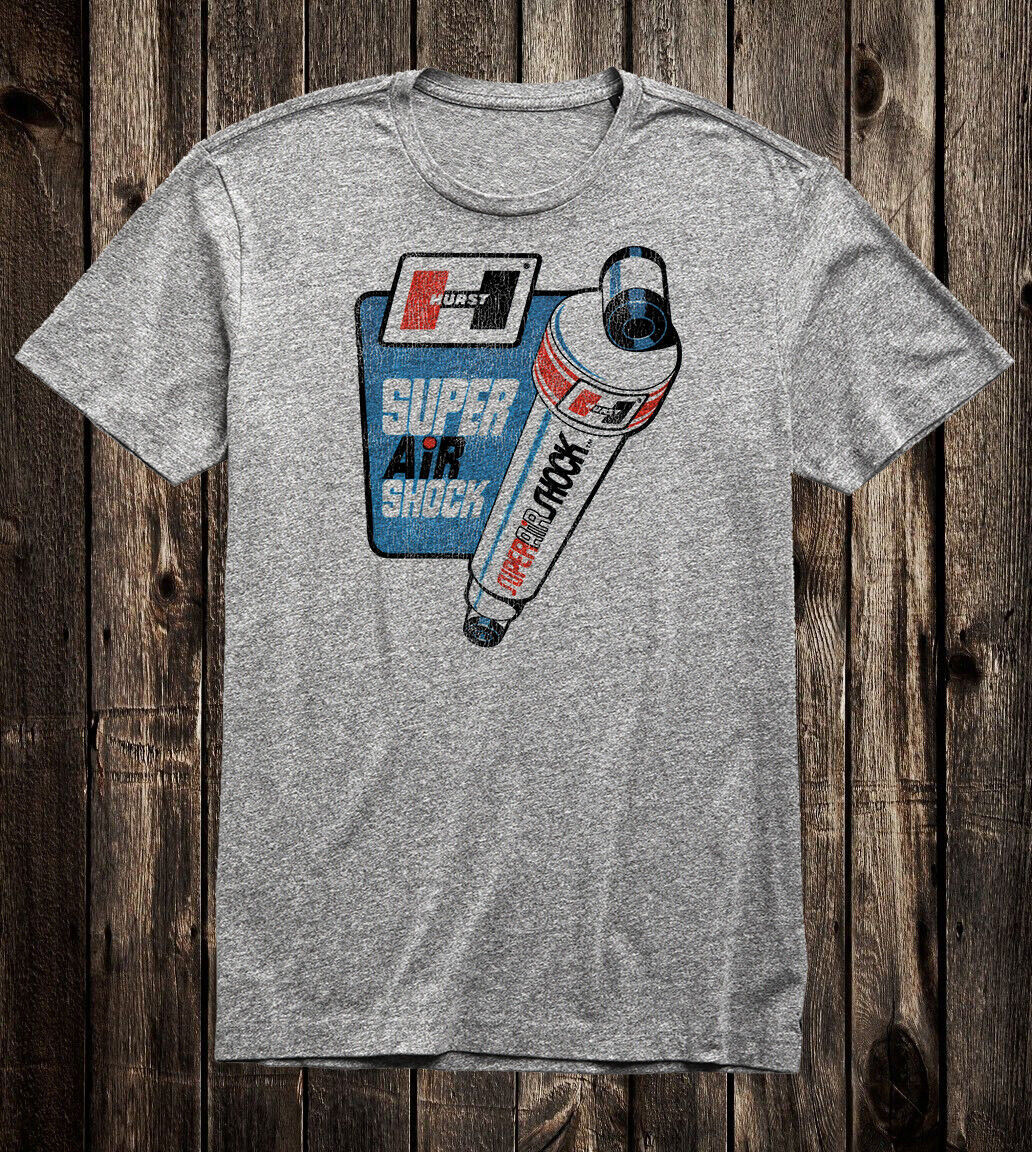 Hot Rod Tee T Shirt Drag Race Nostalgia Speed Shop Hurst Super Air Shock