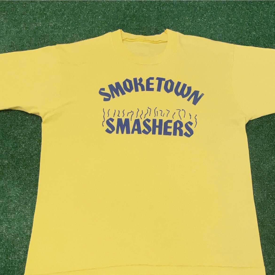 Vintage 80s 90s Smoketown Smashers Rock Band Tee Skate Tee 420 VTG Shirt Mens L