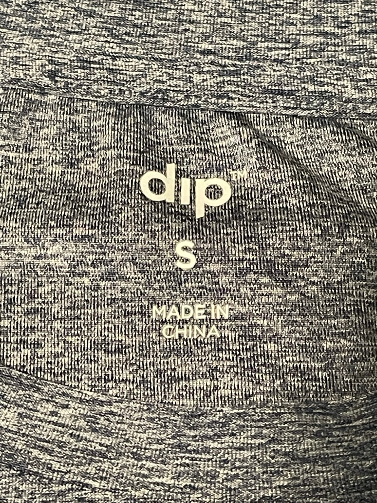 Dip Never Stop shirt mens small short sleeve blue