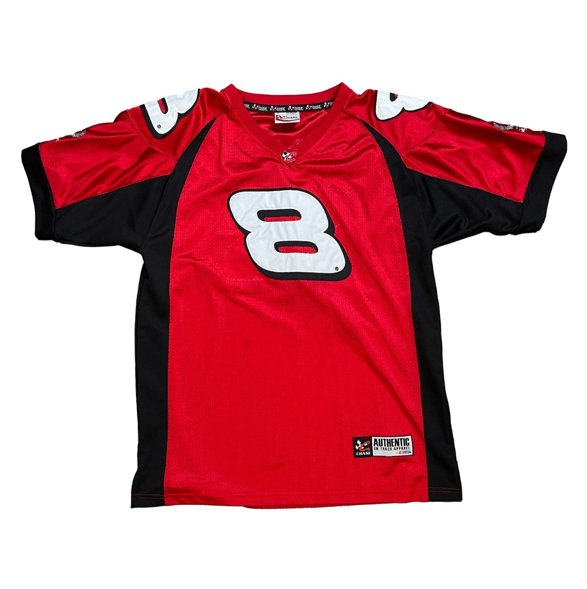 Vintage Dale Earnhardt Jr Budweiser Heavy Embroidered NASCAR Jersey L