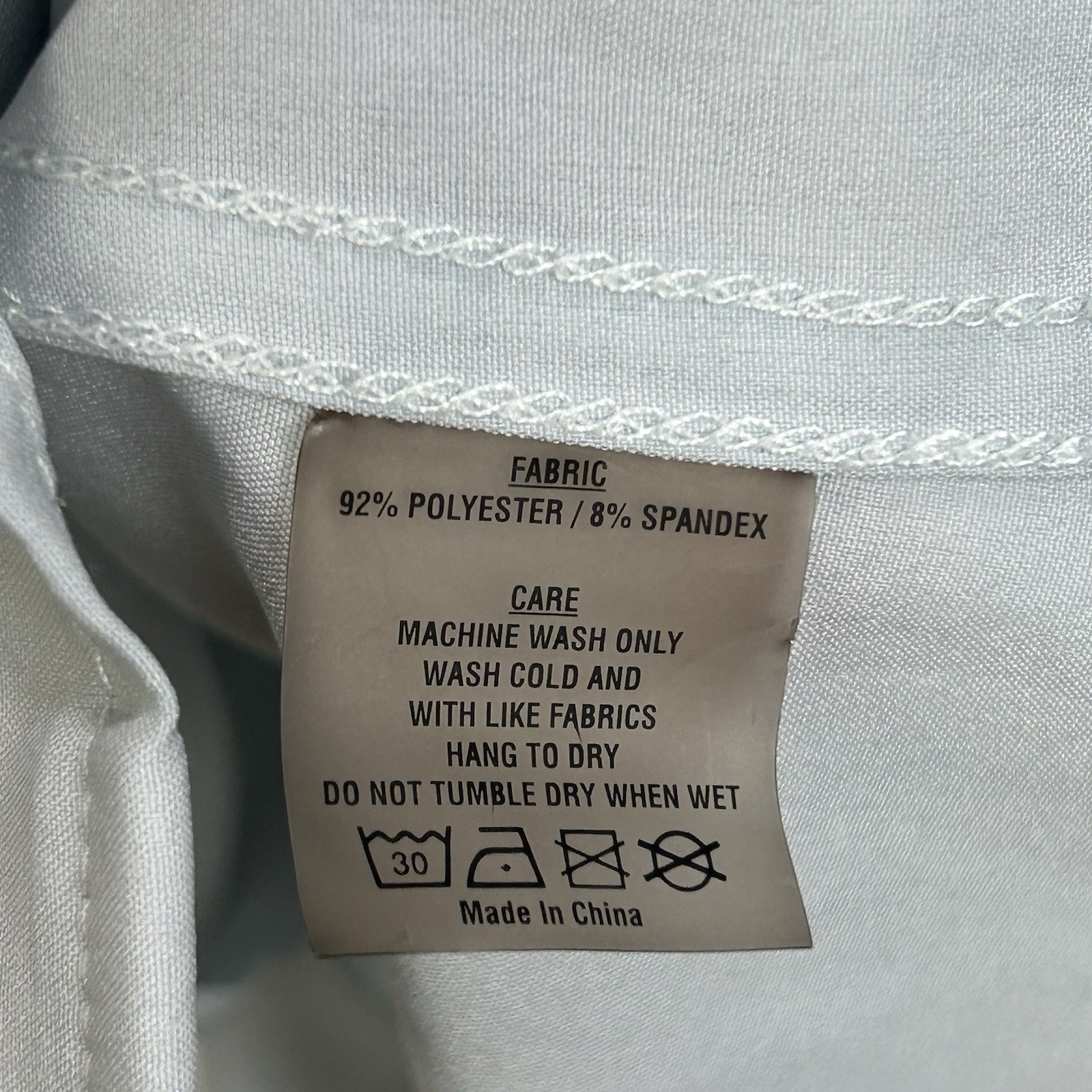 State & Liberty Athletic The Javier Pale Blue Spread Collar Stretch Button Shirt