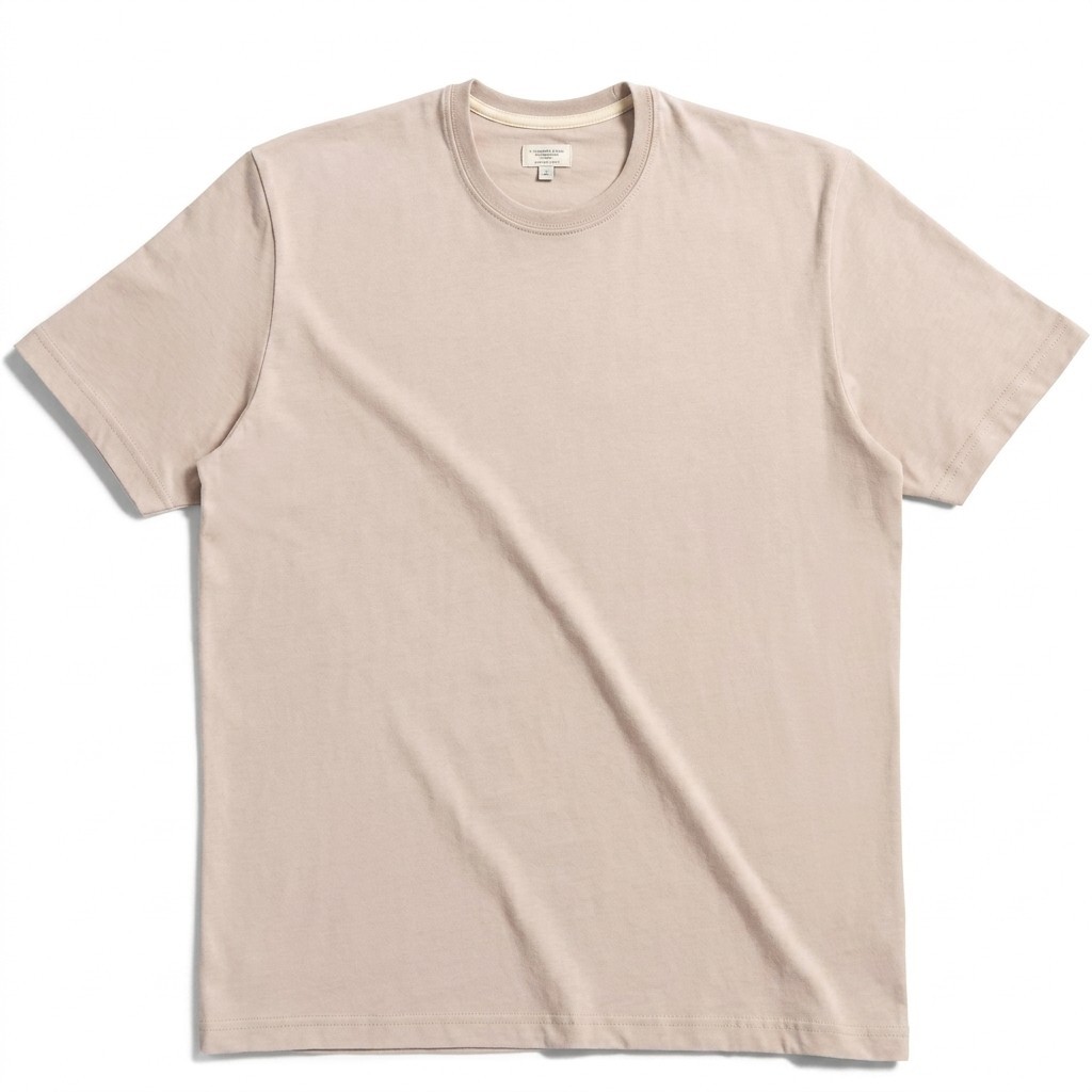 Tomorrow&rsquo;s Laundry Men&rsquo;s Essential Tee Mushroom Color Size XL Classic Fit New