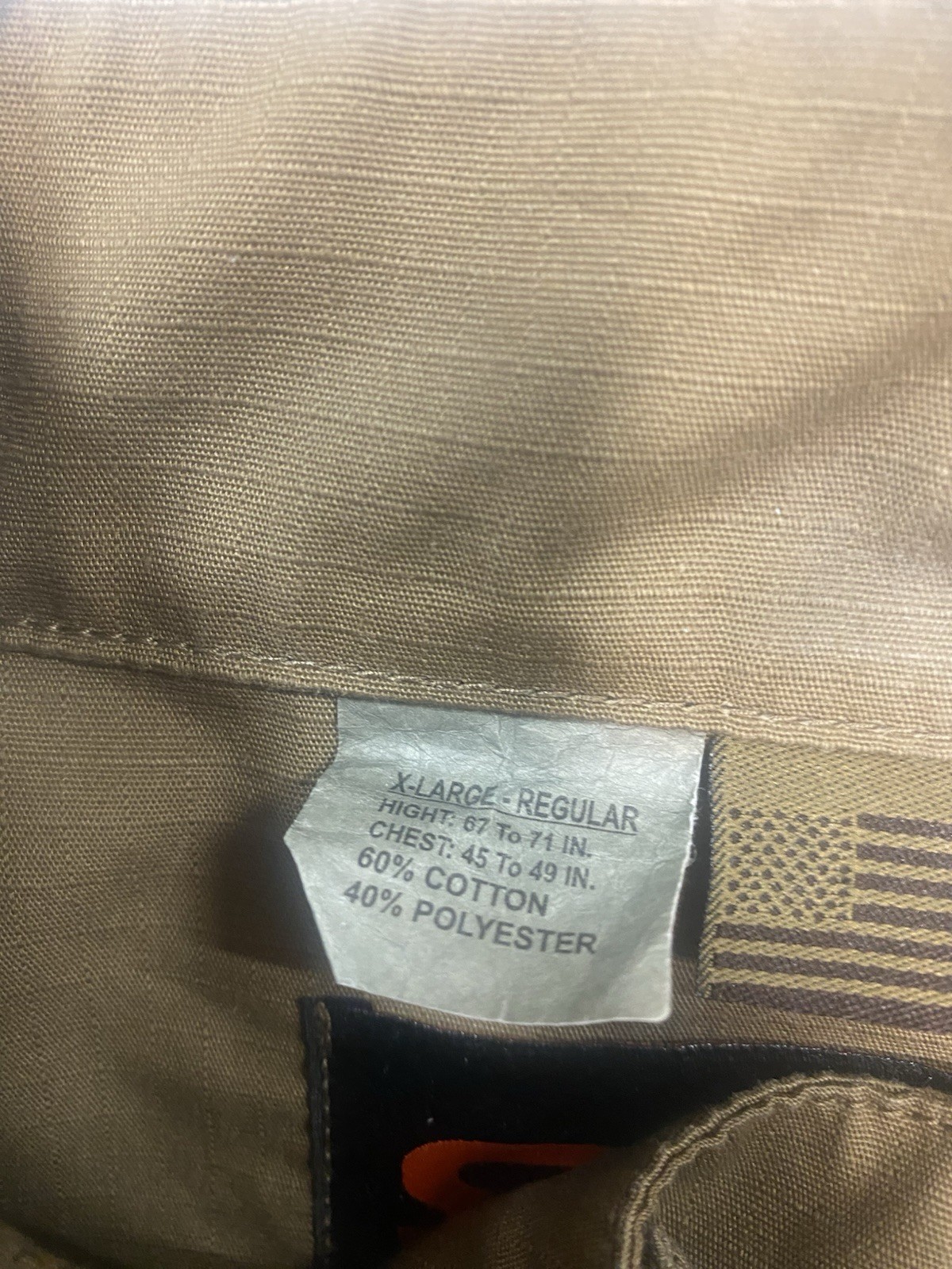 Tactical response military shirt Original SK7 by 707 Kangaroo Brown XL