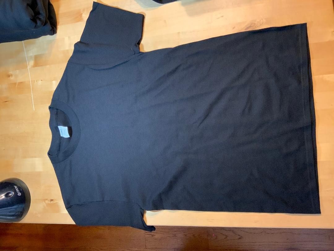 Port And Company Adult Small Men&rsquo;s Black T-shirt Short sleeve