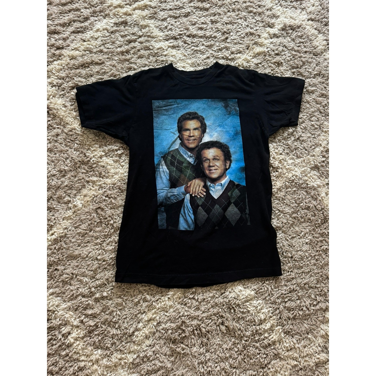 Step Brothers Movie Graphic T-Shirt Black Will Ferrell Mens M