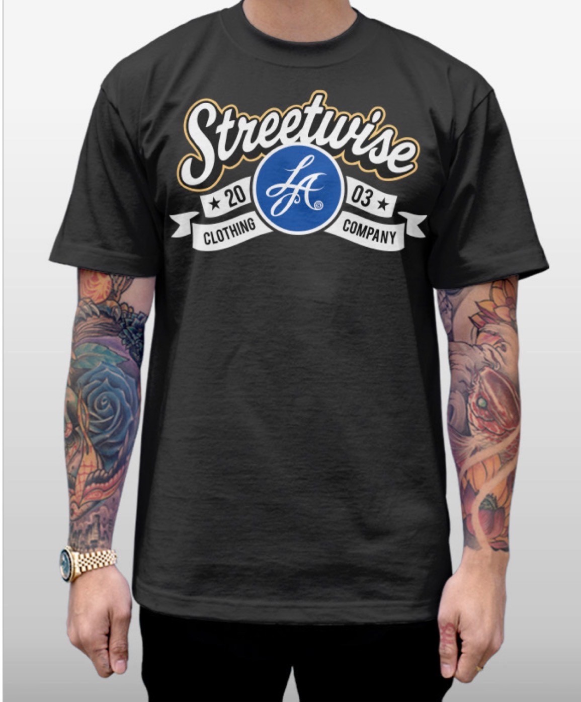 Streetwise Oct Blues Graphic T-Shirt Black M-L-XL-2XL-3XL-4XL-5XL