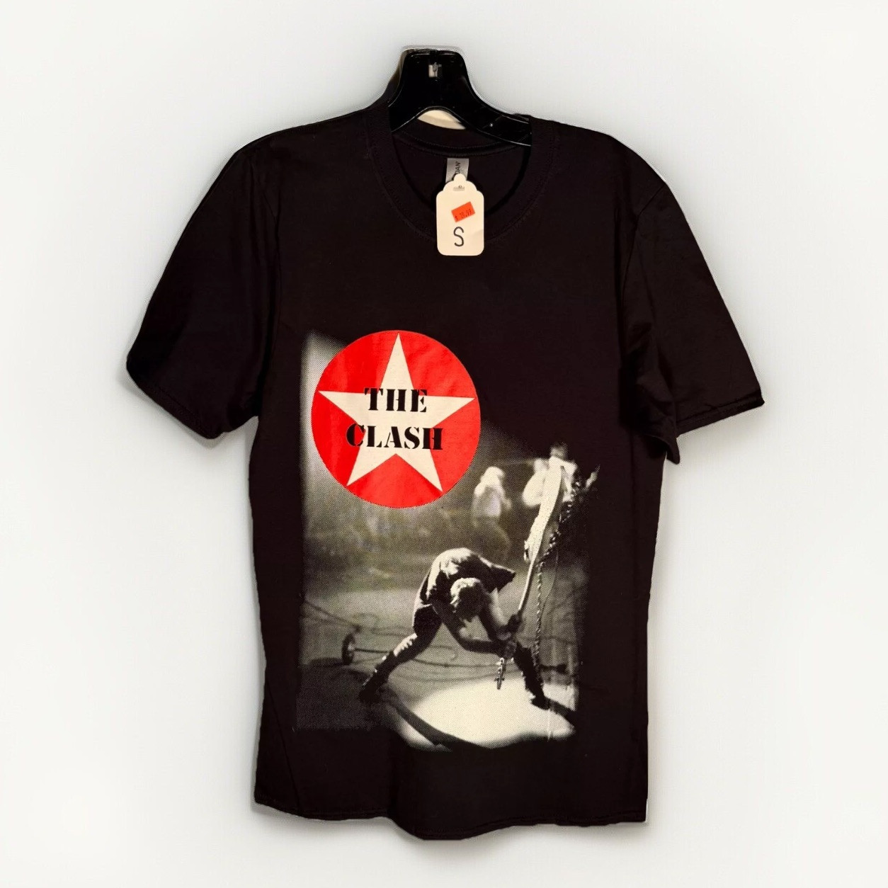 The Clash T-Shirt Gildan Softstyle Black Size S Punk Rock Band Tee New w/ Tags