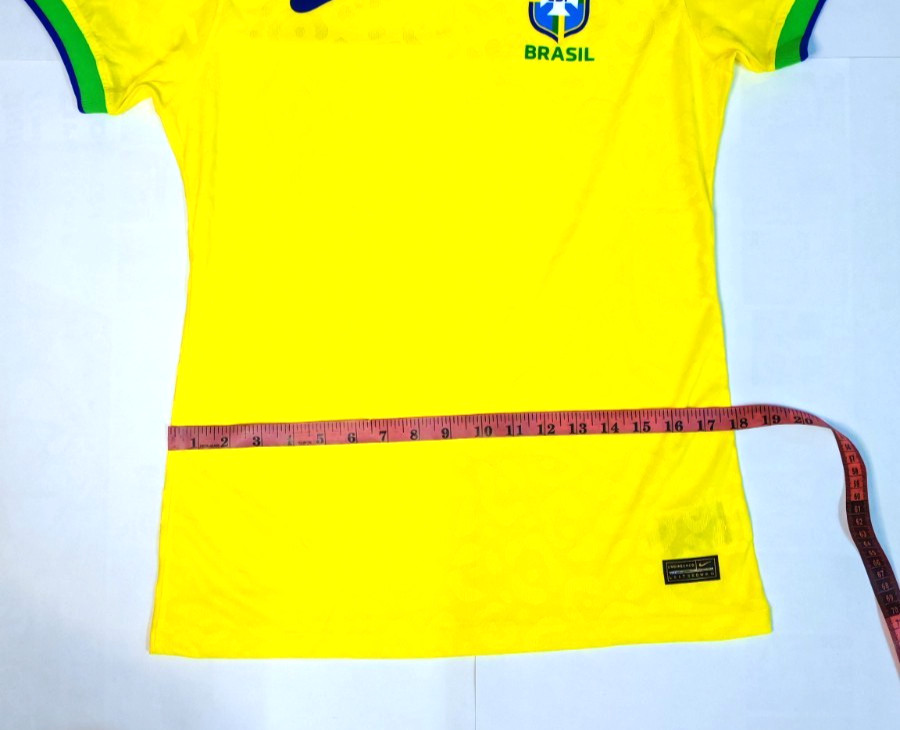 Nike Brazil 2022 World Cup Home Jersey Player Issue Dri-FIT ADV Yellow Mens Size