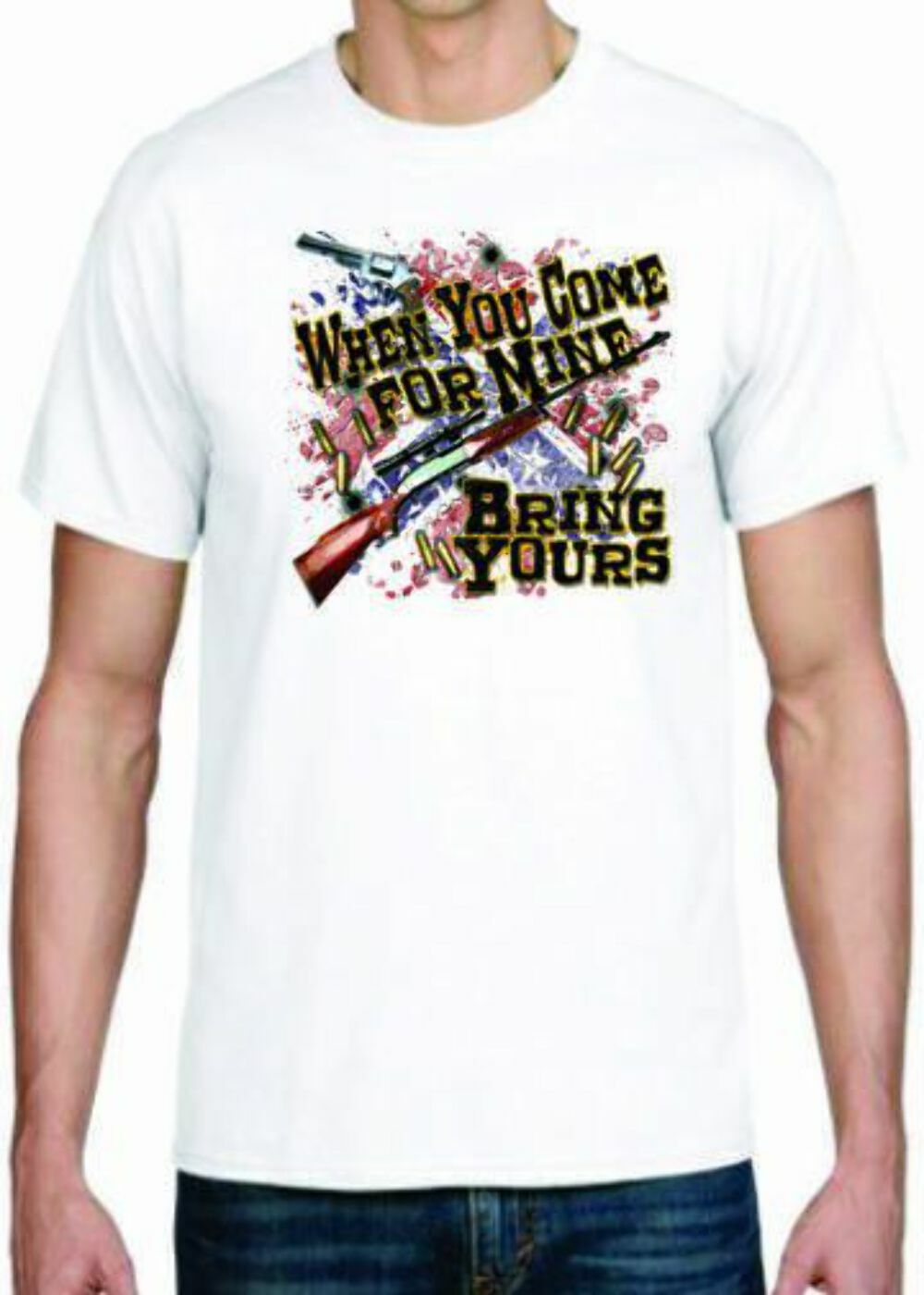 Adult DryBlend® T-Shirt – ( BRING YOURS – HUNTING / GUN / 2ND AMENDMENT)