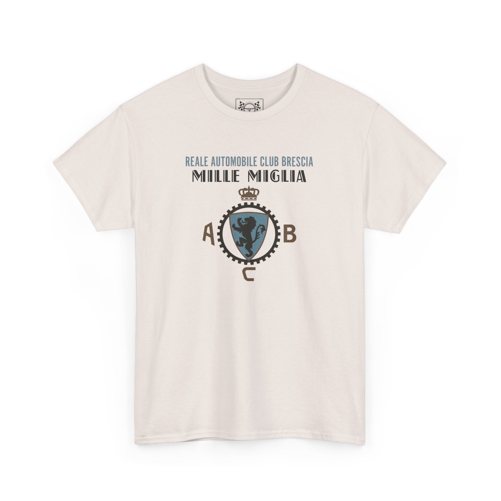 Mille Miglia Brescia Vintage T-Shirt Italian Auto Club Tee Italy Race Fans Gift