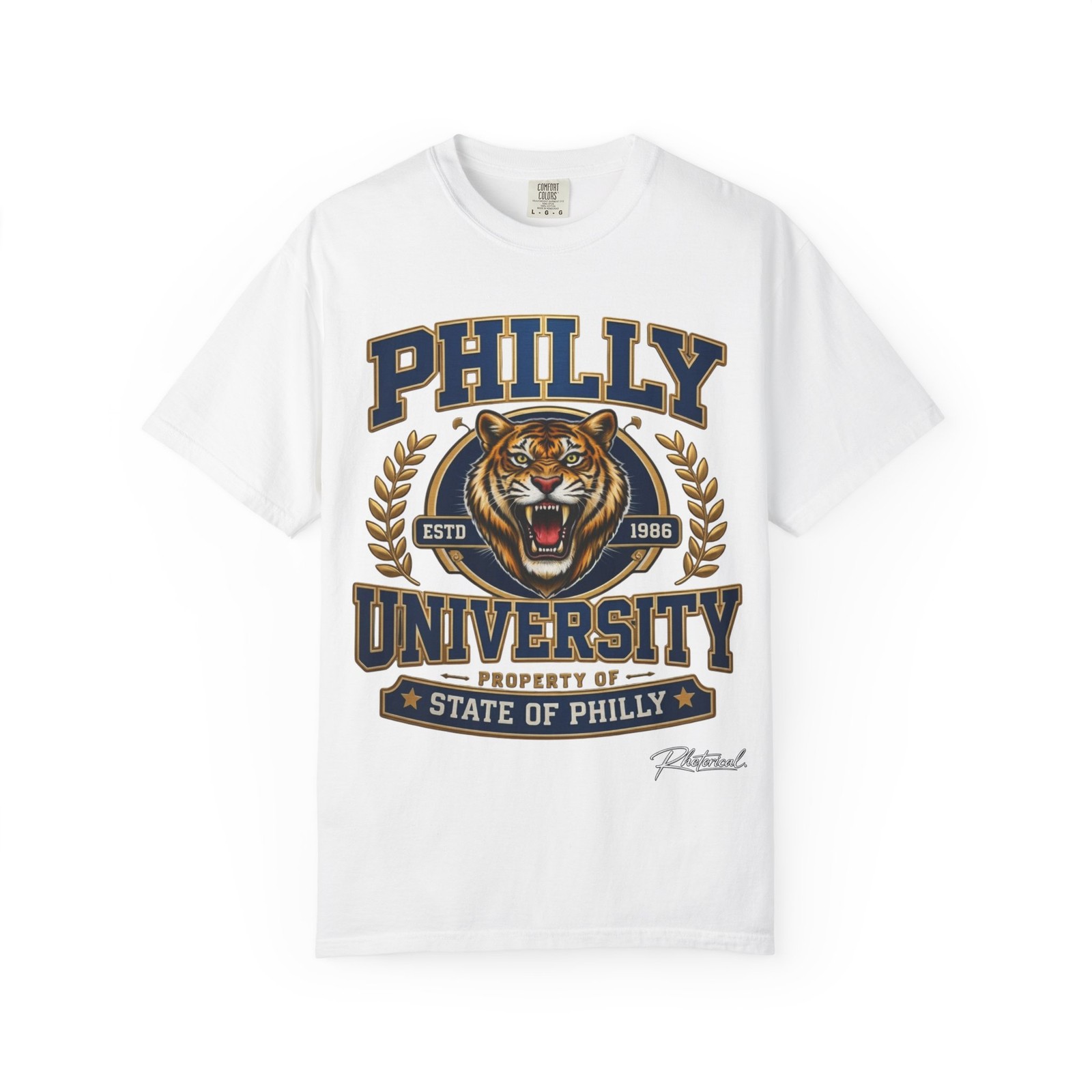 Philly University Tiger Graphic T-shirt | Collegiate Vintage Style