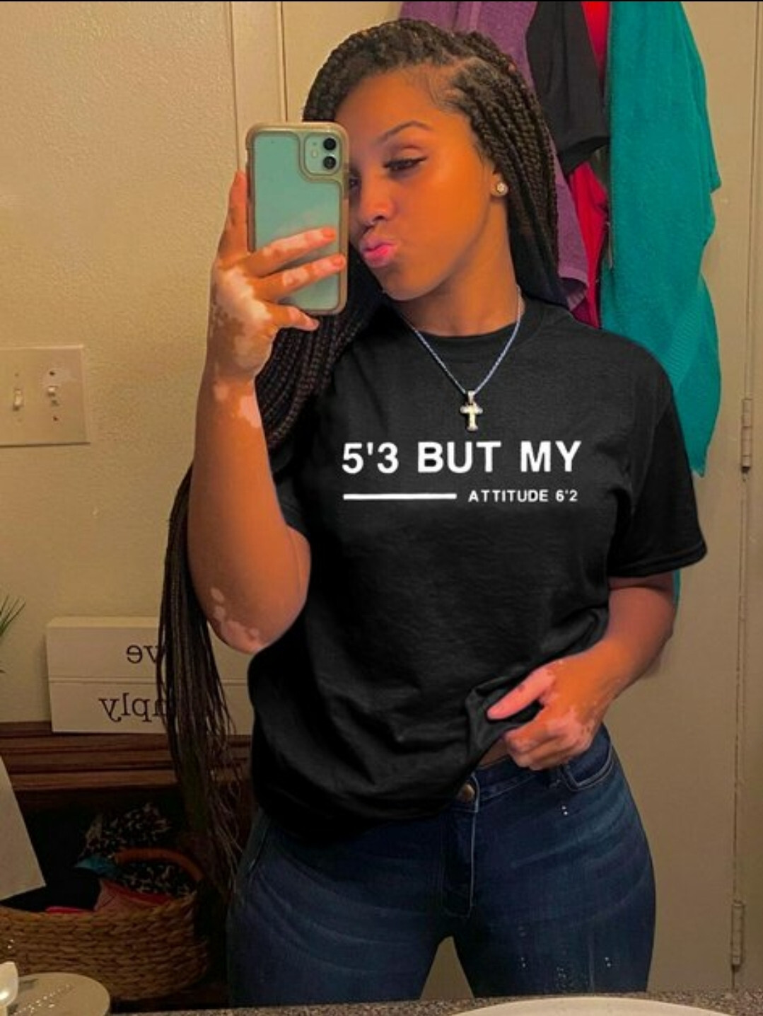 Cotton Blends Basic Print Regular T-shirt