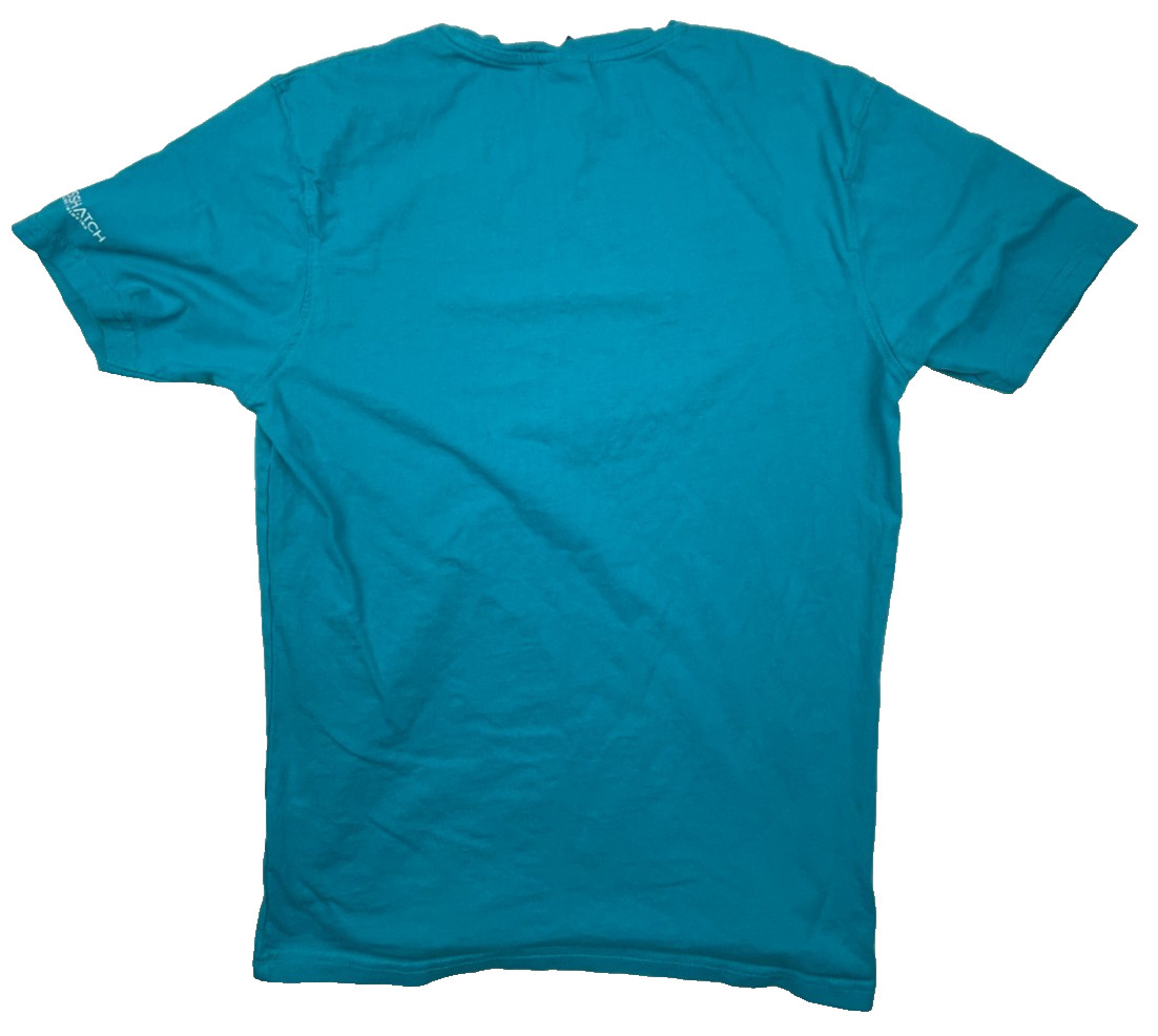 CROSSHATCH Black Label Aqua Green Short Sleeve T-Shirt Size MEDIUM