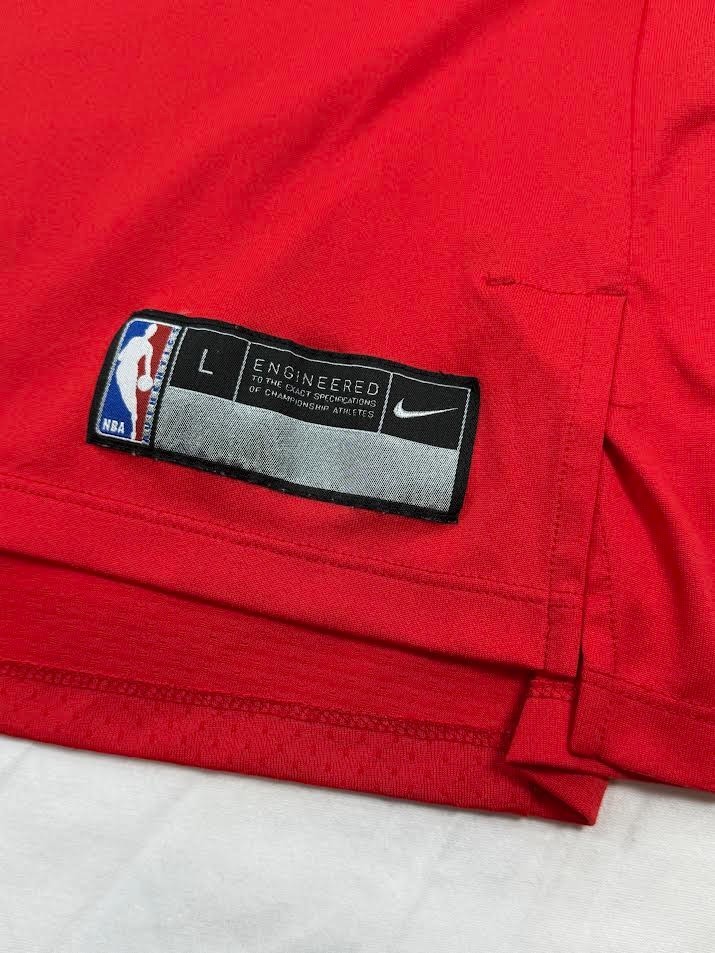 Portland Trail Blazers Nike Sz Large NBA Practice Red Shooting Long Sleeve Shirt