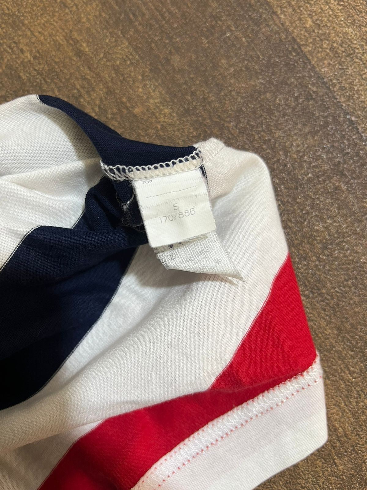 Paul & Shark Yachting Striped T Shirt Mens Small Red White Blue Italy Style