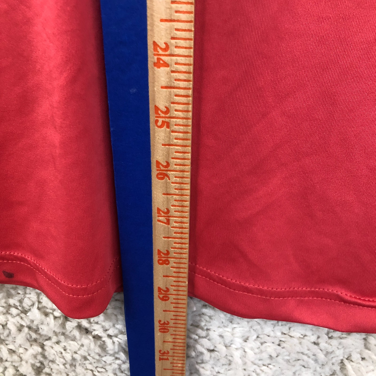 Columbia PFG Shirt Medium Red Long Sleeve Performance Fishing Sun Guard Casual
