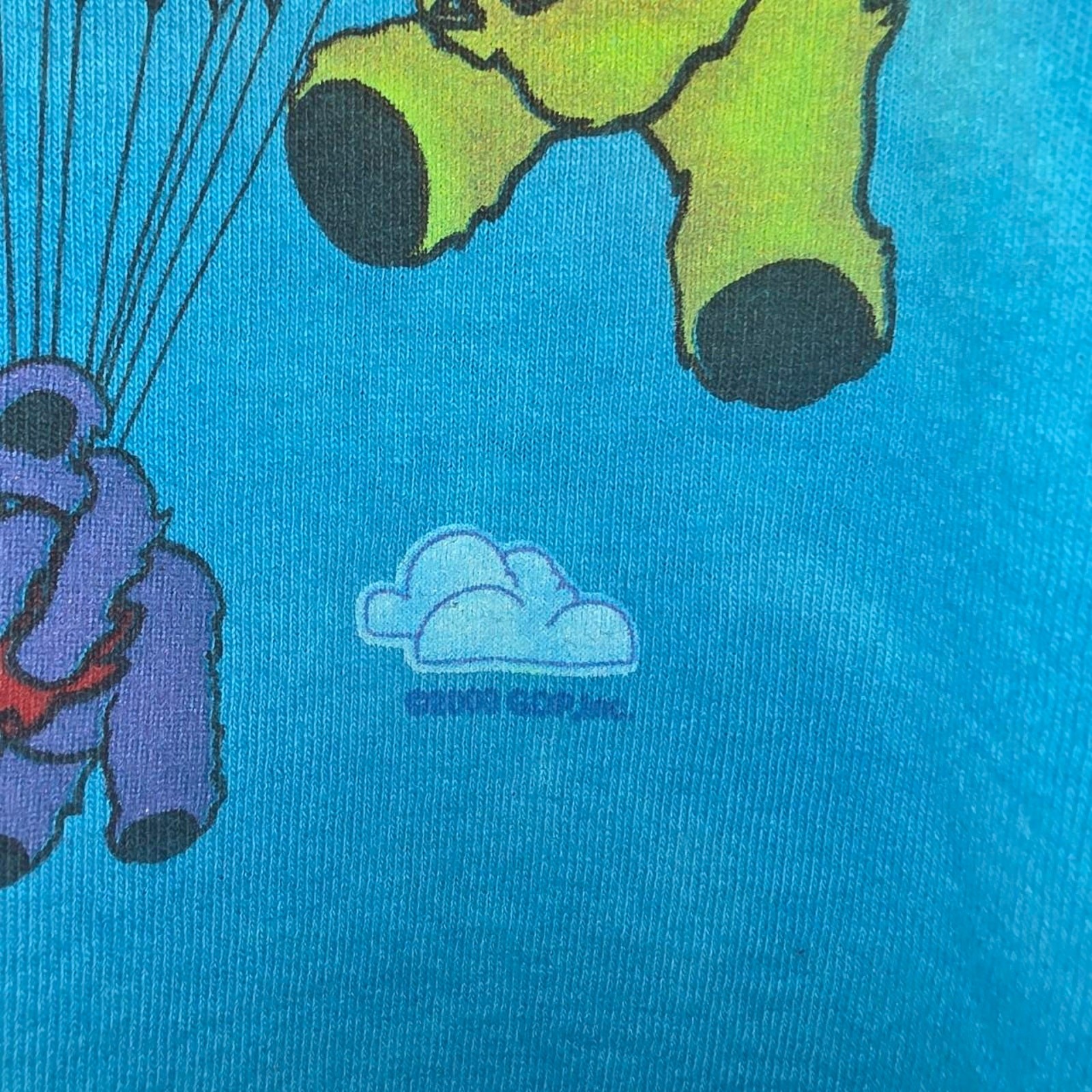Year 2000 Liquid Blue Grateful Dead Parachute AOP Tee