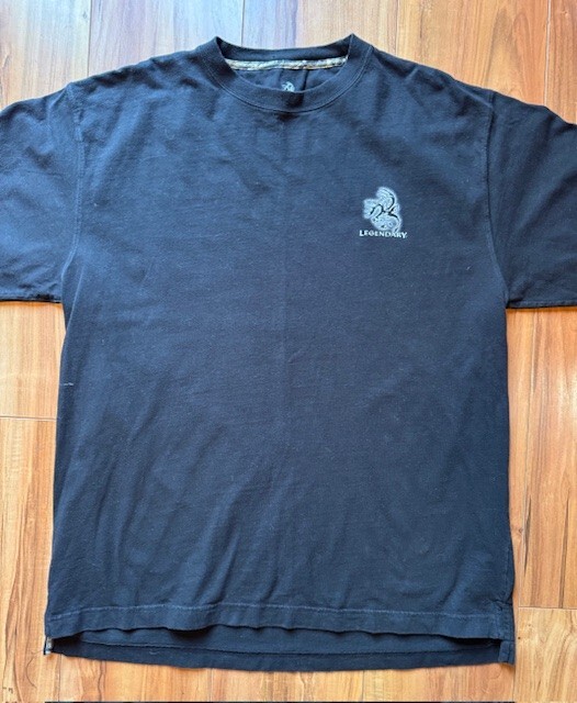 Legendary Whitetails Black T Shirt Mens XL Deer Buck Hunting Archery Black