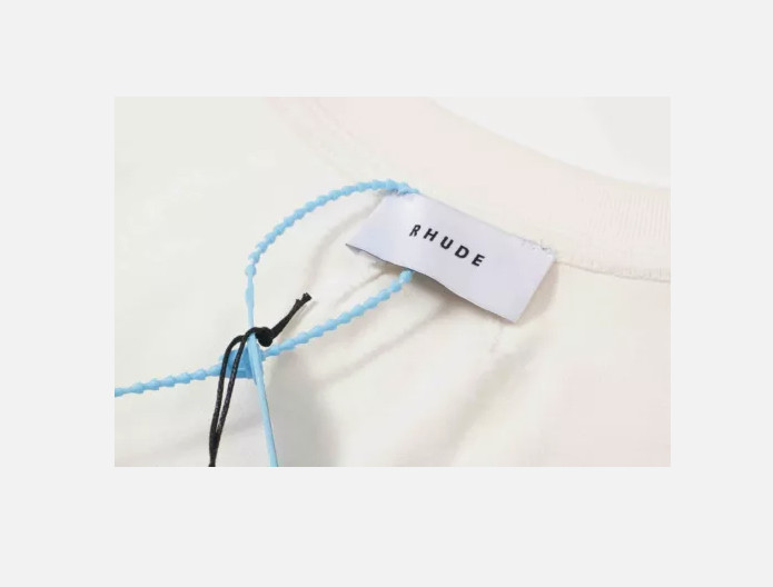 NEW Men Women RHUDE High Quality Loose Leisure Cotton Short Sleeve T-Shirt S-XL