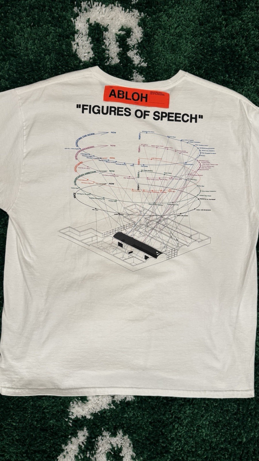 Champion Figures of Speech Abloh Graphic White Men&rsquo;s XL Short Sleeve T-Shirt