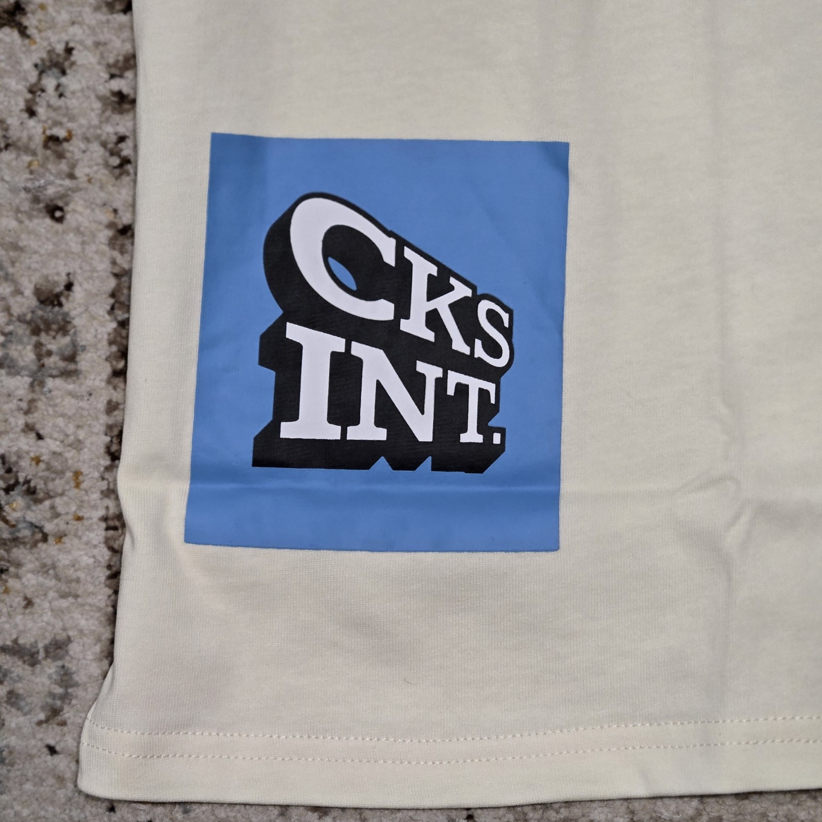 Cookies Highest Of Highs Panel Graphic Knit Tee Crew Neck Natural Size 2XL