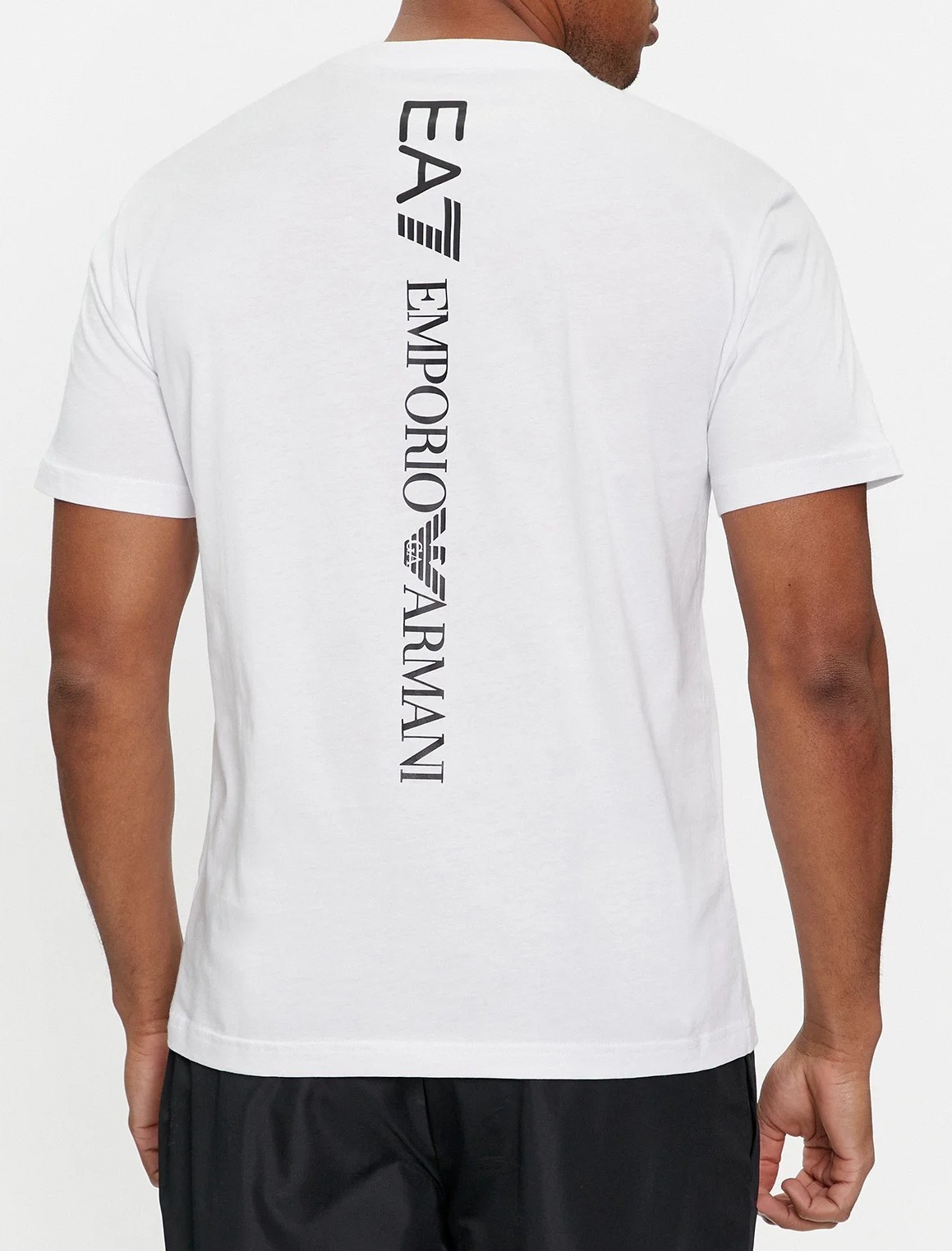 Emporio Armani white Men&rsquo;s T-Shirt Round Neck, size M*L*XL*2XL*3XL ,Stripe logo