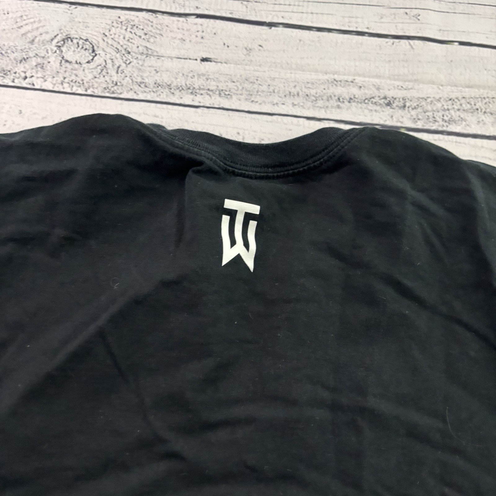 Nike Tiger Woods Short Sleeve Golf T Shirt Men&rsquo;s XL Black Headcover