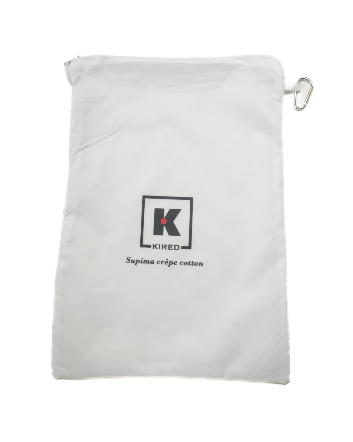 Kired by Kiton Ivory White Supima Crepe Cotton Short Sleeve T-Shirt L (52 IT)
